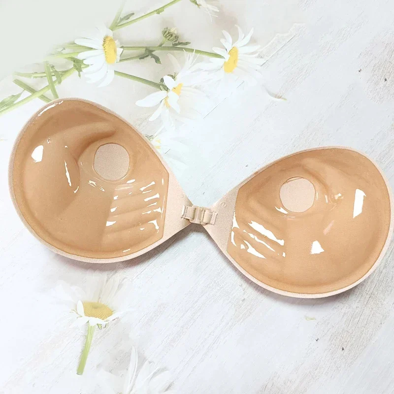 1/2PCS Palm Push Up Invisible  - огляд і ціна Strapless Bra Adhesive